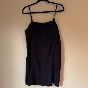 GAP Black Mini Slip Dress